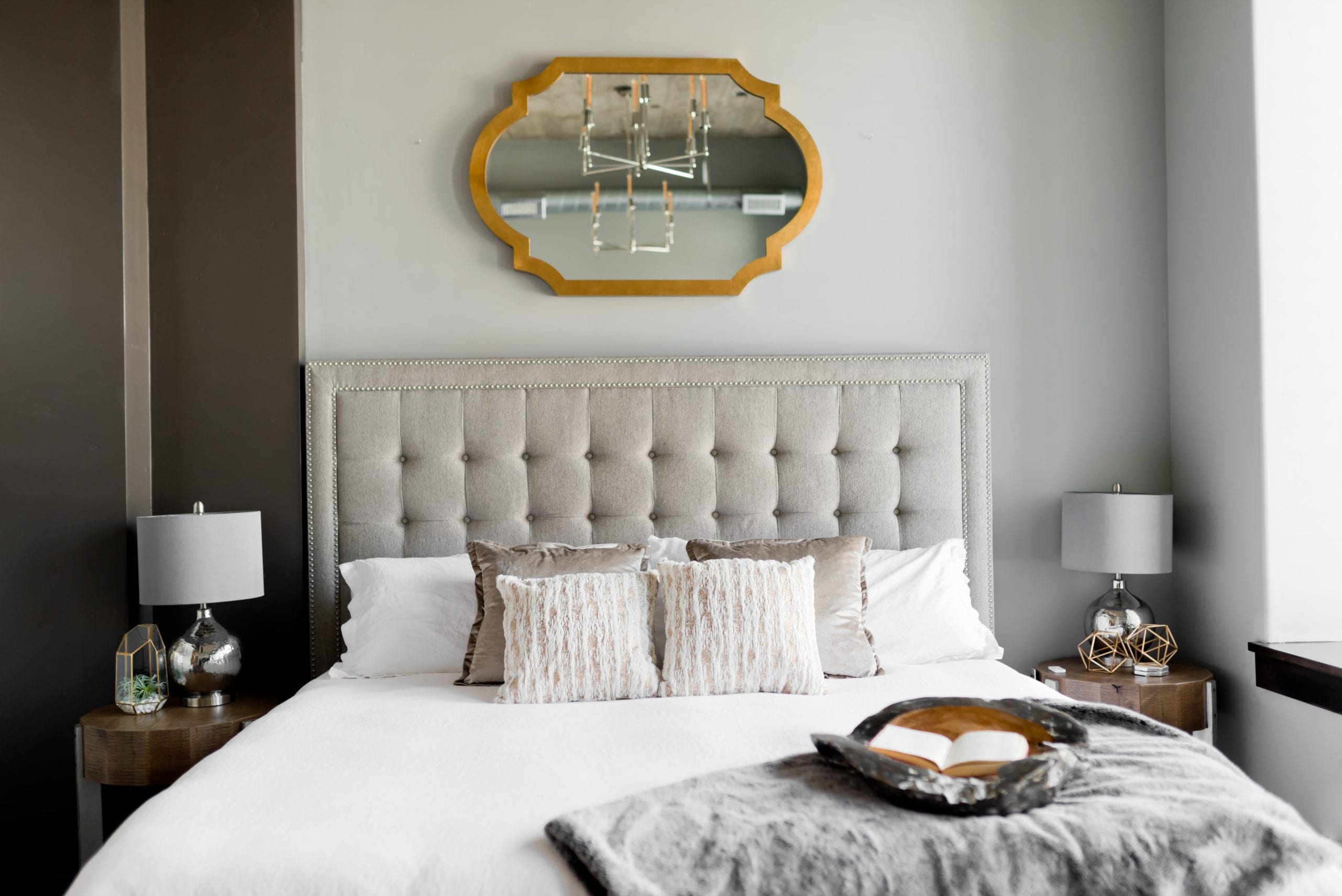 bedroom in luxury short rental appartment 